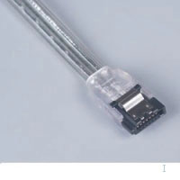 Akasa SATA 2 Data Cable Silver 45cm (SATA2-45-SL)